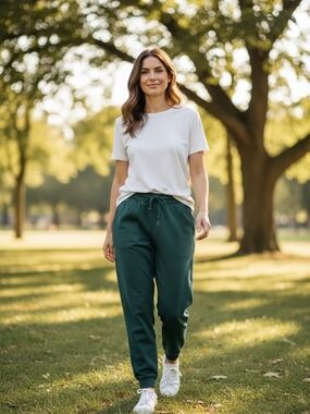 FLX Wander Side Panel Joggers in Vintage Moss - Size L (EUC)